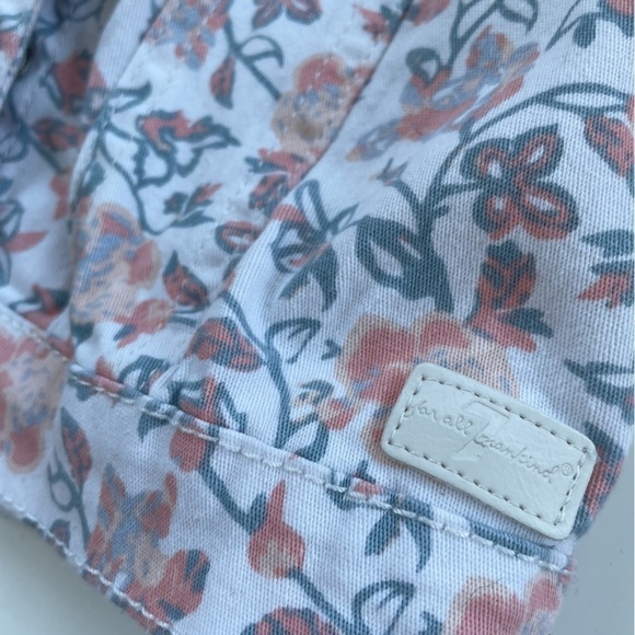 7 for all Mankind Girls Toddler Floral White Denim Jacket Size 24 months - Picture 4 of 5